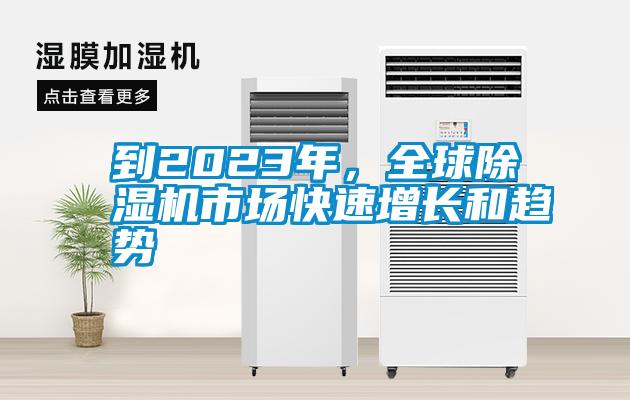 到2023年，全球除濕機市場快速增長和趨勢