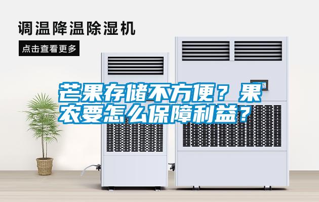 芒果存儲不方便？果農要怎么保障利益？