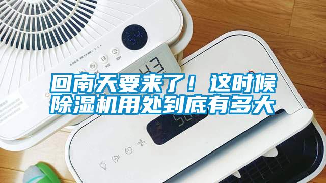 回南天要來了！這時候除濕機用處到底有多大