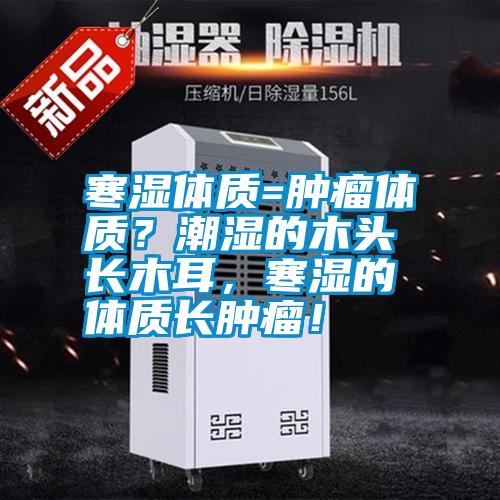 寒濕體質(zhì)=腫瘤體質(zhì)？潮濕的木頭長木耳，寒濕的體質(zhì)長腫瘤！