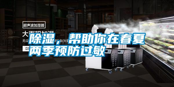 除濕，幫助你在春夏兩季預(yù)防過(guò)敏