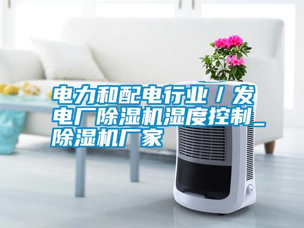 電力和配電行業(yè)／發(fā)電廠除濕機濕度控制_除濕機廠家
