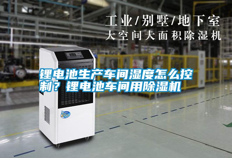 鋰電池生產(chǎn)車間濕度怎么控制？鋰電池車間用除濕機