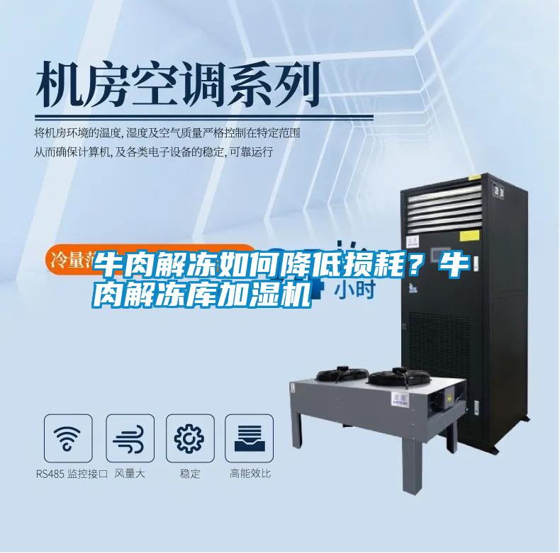 牛肉解凍如何降低損耗？牛肉解凍庫加濕機