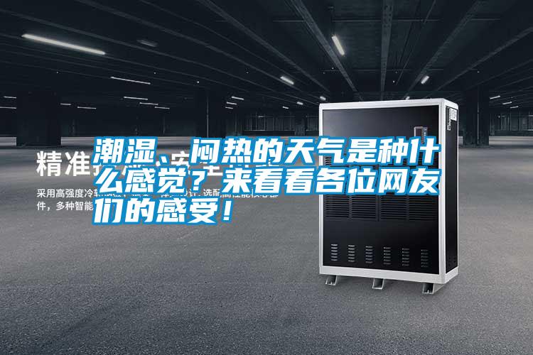潮濕、悶熱的天氣是種什么感覺？來看看各位網(wǎng)友們的感受！