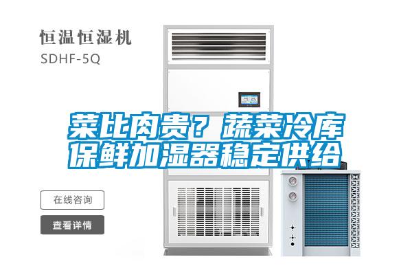 菜比肉貴？蔬菜冷庫保鮮加濕器穩(wěn)定供給