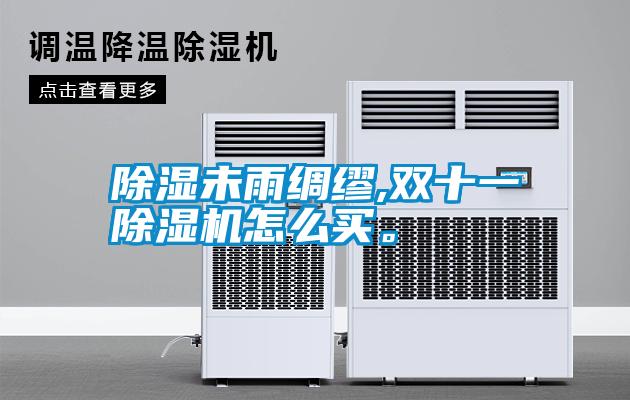 除濕未雨綢繆,雙十一除濕機(jī)怎么買。