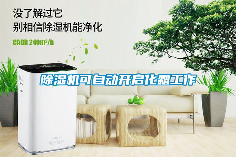 除濕機(jī)可自動開啟化霜工作