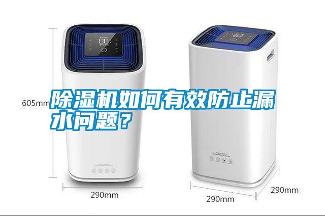 除濕機(jī)如何有效防止漏水問題？