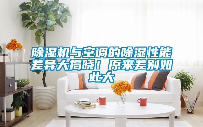 除濕機(jī)與空調(diào)的除濕性能差異大揭曉！原來差別如此大