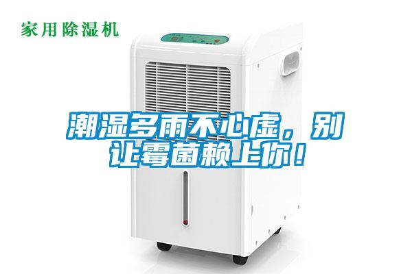 潮濕多雨不心虛，別讓霉菌賴上你！