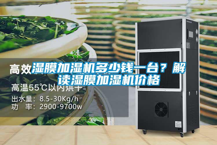 濕膜加濕機多少錢一臺？解讀濕膜加濕機價格