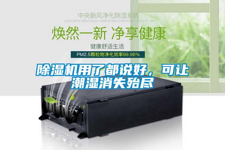 除濕機(jī)用了都說好，可讓潮濕消失殆盡