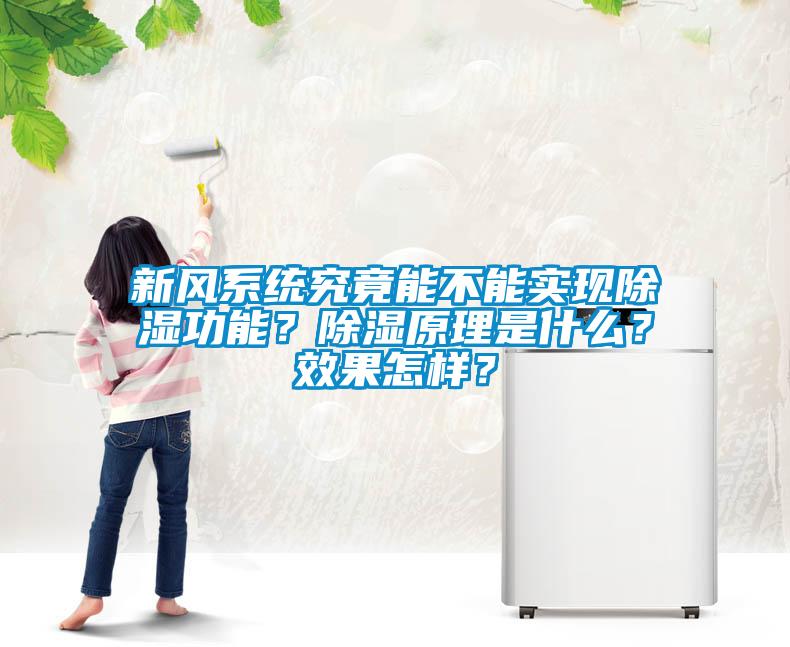 新風(fēng)系統(tǒng)究竟能不能實(shí)現(xiàn)除濕功能？除濕原理是什么？效果怎樣？