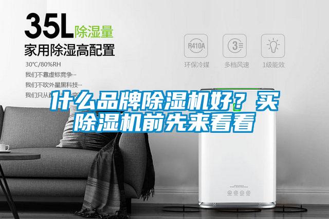 什么品牌除濕機好？買除濕機前先來看看