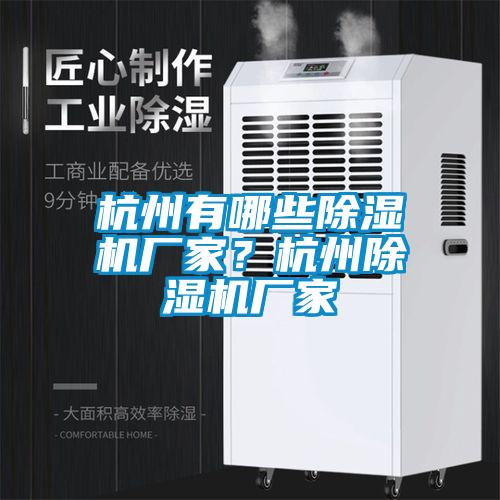 杭州有哪些除濕機(jī)廠家？杭州除濕機(jī)廠家
