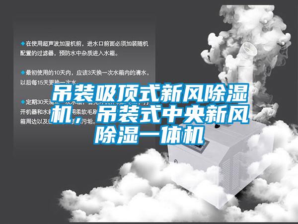 吊裝吸頂式新風(fēng)除濕機，吊裝式中央新風(fēng)除濕一體機
