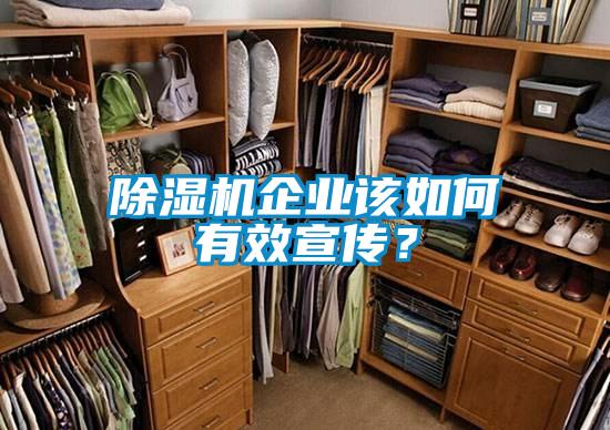 除濕機(jī)企業(yè)該如何有效宣傳？