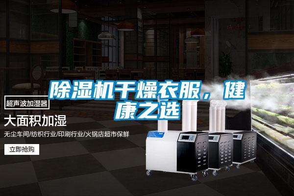 除濕機干燥衣服，健康之選