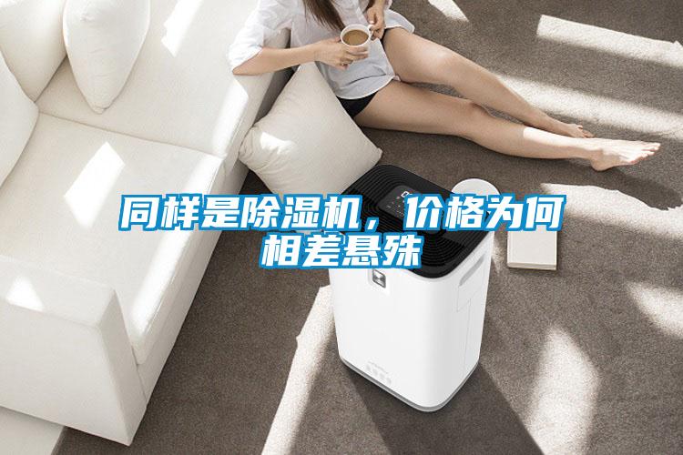 同樣是除濕機，價格為何相差懸殊