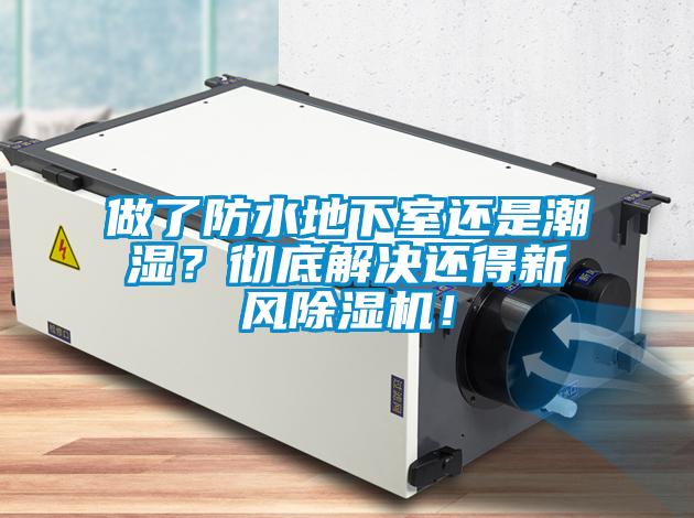 做了防水地下室還是潮濕？徹底解決還得新風(fēng)除濕機(jī)！