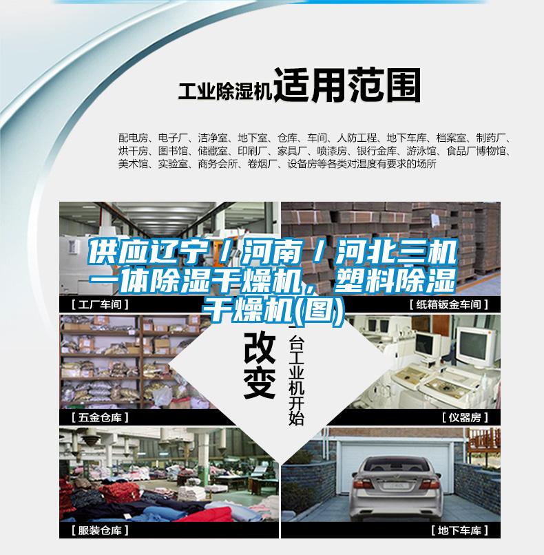 供應(yīng)遼寧／河南／河北三機一體除濕干燥機，塑料除濕干燥機(圖)