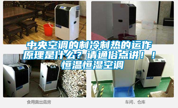 中央空調(diào)的制冷制熱的運作原理是什么？請通俗點講?。?恒溫恒濕空調(diào)