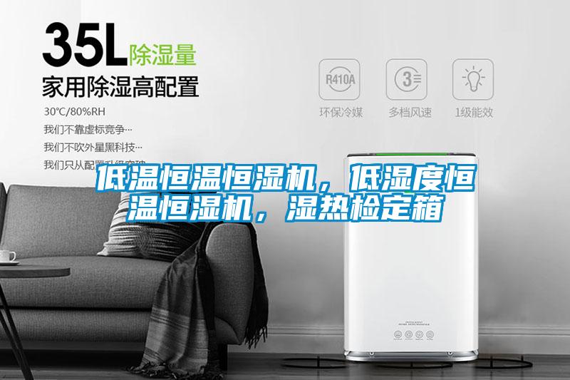 低溫恒溫恒濕機，低濕度恒溫恒濕機，濕熱檢定箱
