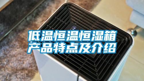 低溫恒溫恒濕箱產(chǎn)品特點及介紹