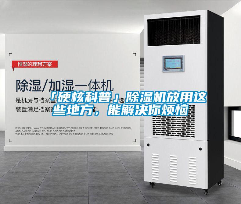 「硬核科普」除濕機放用這些地方，能解決你煩惱