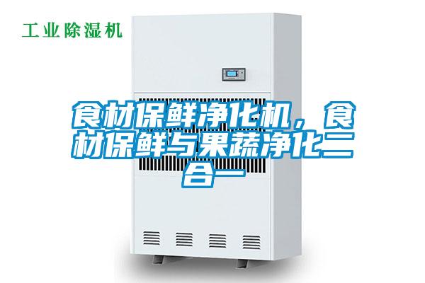食材保鮮凈化機，食材保鮮與果蔬凈化二合一