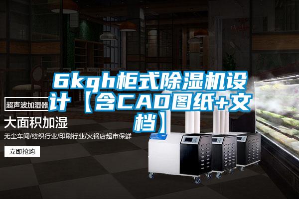 6kgh柜式除濕機設(shè)計【含CAD圖紙+文檔】