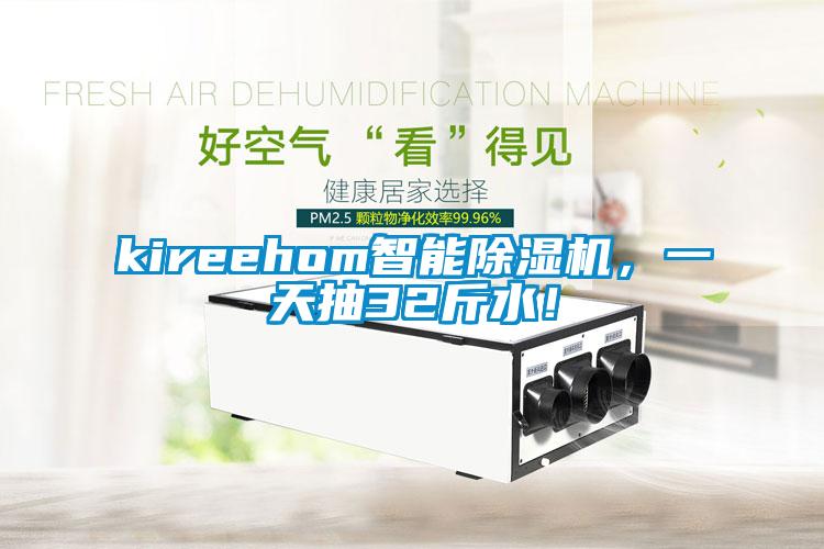 kireehom智能除濕機，一天抽32斤水！