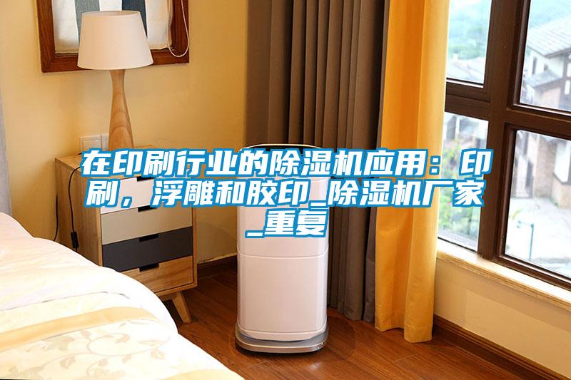 在印刷行業(yè)的除濕機(jī)應(yīng)用：印刷，浮雕和膠印_除濕機(jī)廠家_重復(fù)