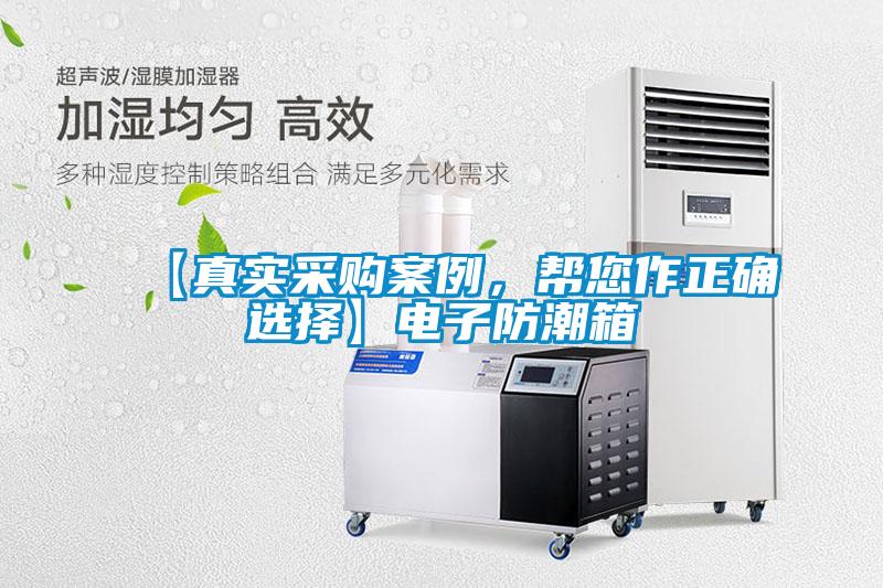 【真實(shí)采購案例，幫您作正確選擇】電子防潮箱