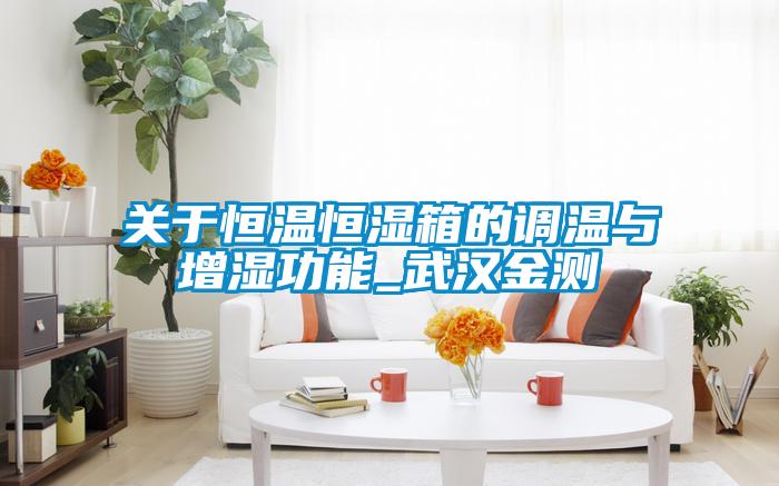 關(guān)于恒溫恒濕箱的調(diào)溫與增濕功能_武漢金測
