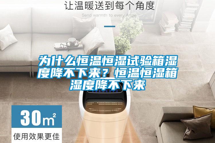 為什么恒溫恒濕試驗(yàn)箱濕度降不下來(lái)？恒溫恒濕箱濕度降不下來(lái)