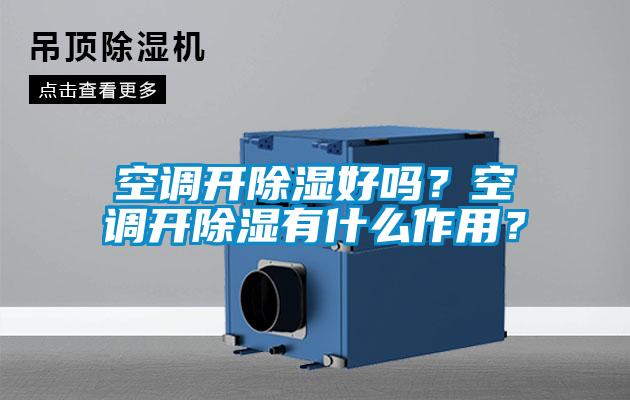 空調(diào)開(kāi)除濕好嗎？空調(diào)開(kāi)除濕有什么作用？
