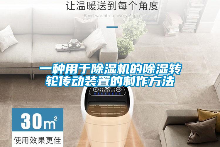 一種用于除濕機(jī)的除濕轉(zhuǎn)輪傳動(dòng)裝置的制作方法