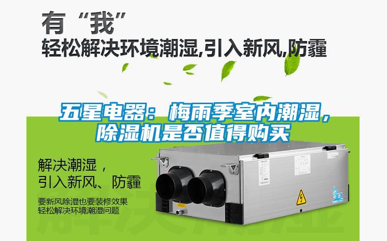 五星電器：梅雨季室內(nèi)潮濕，除濕機(jī)是否值得購買