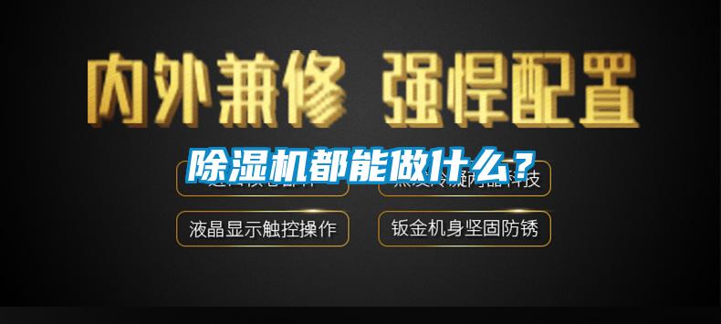 除濕機(jī)都能做什么？