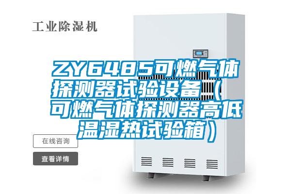 ZY6485可燃?xì)怏w探測器試驗設(shè)備（ 可燃?xì)怏w探測器高低溫濕熱試驗箱）
