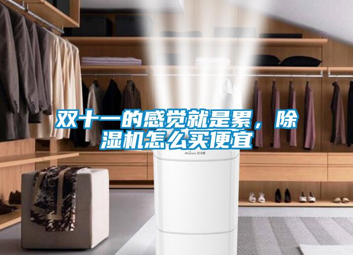 雙十一的感覺就是累，除濕機怎么買便宜