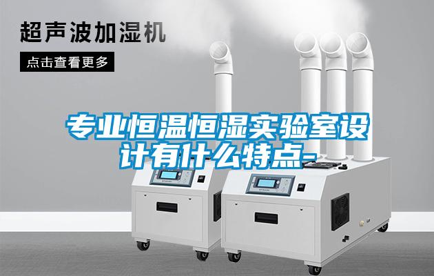 專(zhuān)業(yè)恒溫恒濕實(shí)驗(yàn)室設(shè)計(jì)有什么特點(diǎn)-
