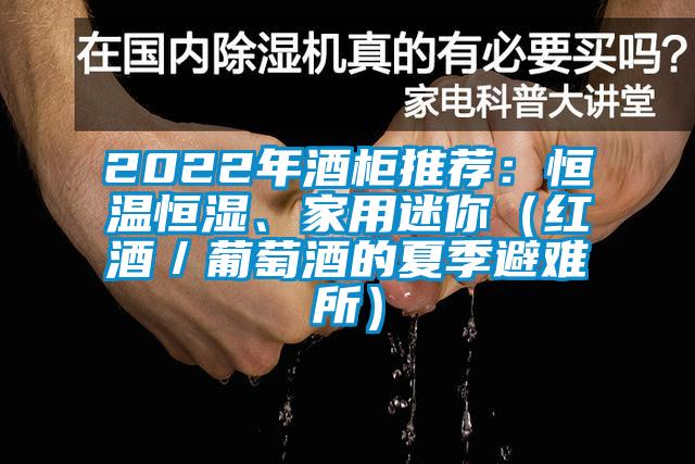 2022年酒柜推薦：恒溫恒濕、家用迷你（紅酒／葡萄酒的夏季避難所）