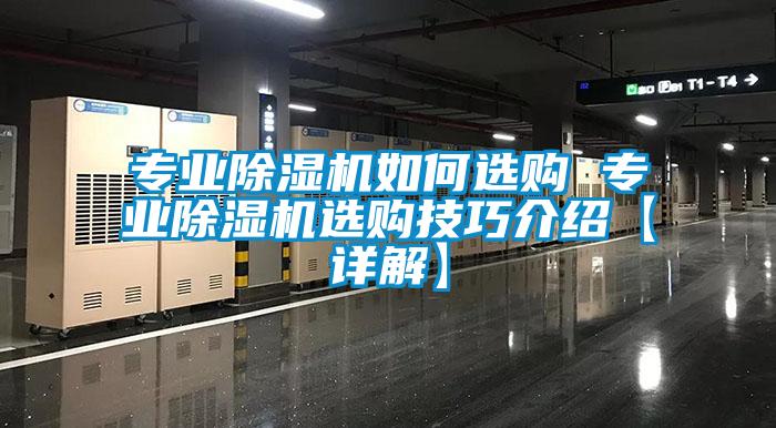 專業(yè)除濕機如何選購 專業(yè)除濕機選購技巧介紹【詳解】