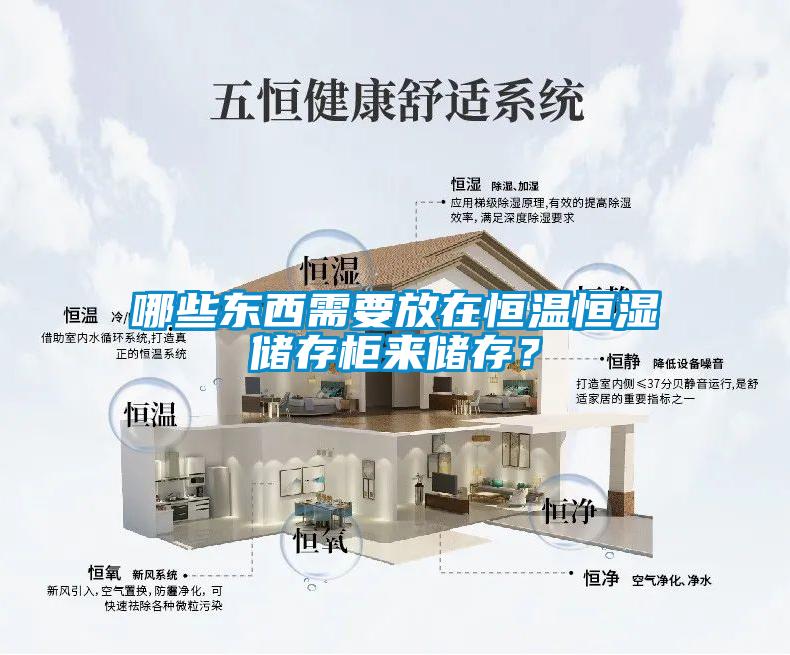 哪些東西需要放在恒溫恒濕儲(chǔ)存柜來(lái)儲(chǔ)存？