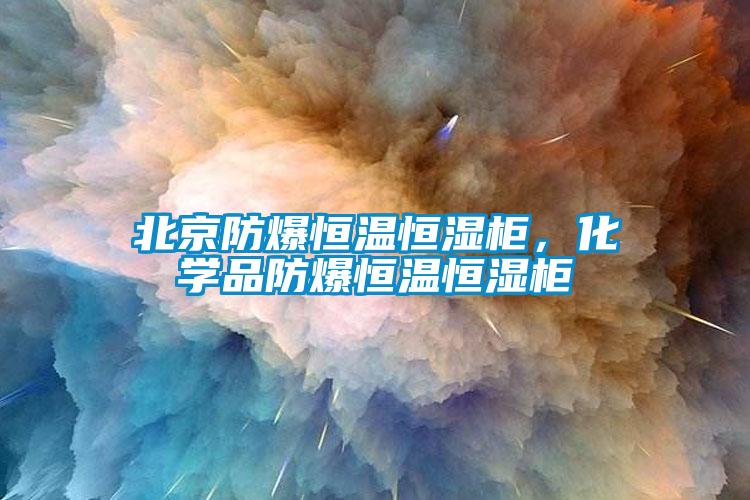 北京防爆恒溫恒濕柜，化學(xué)品防爆恒溫恒濕柜