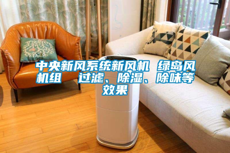 中央新風(fēng)系統(tǒng)新風(fēng)機(jī) 綠島風(fēng)機(jī)組  過濾、除濕、除味等效果