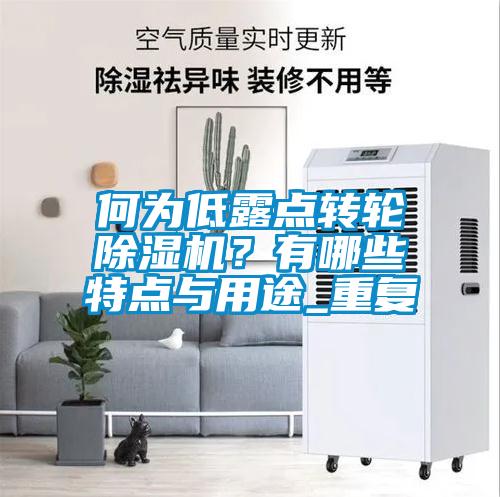 何為低露點(diǎn)轉(zhuǎn)輪除濕機(jī)？有哪些特點(diǎn)與用途_重復(fù)